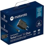 CARREGADOR ULTRA TURBO TIPO C/TIPO C 50W MOTOROLA