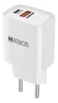 FONTE TIPO C E USB 20W TURBO HREBOS CRG-232