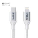 CABO TIPO C/LIGHTNING HREBOS CB-606I
