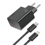 CARREGADOR TIPO C/LIGHTNING 45W HREBOS CRG-226i